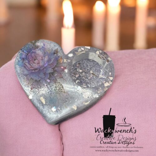 Resin Poured Candle Holder