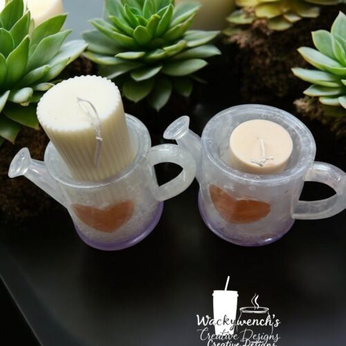 Resin Poured Candle Holder