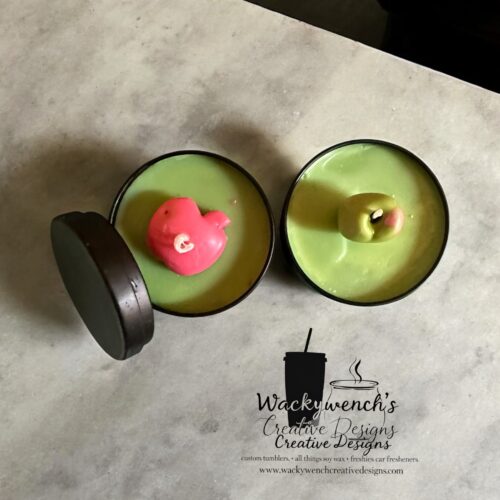 Small Black Tin Candle