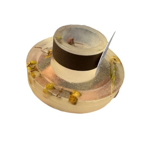 Large Epoxy/Resin Candlestick Holders