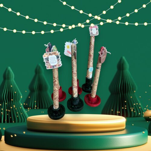 Small Epoxy/Resin Candlestick Holders