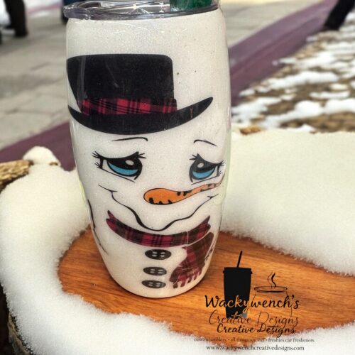 Tumbler Snow Man