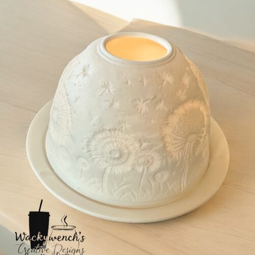 Porcelain Nightlight w/tealight candle